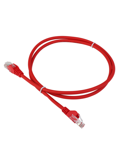 Патч-корд LANMASTER LSZH UTP кат.5e, 0.3 м, красный LANMASTER LAN-PC45/U5E-0.3-RD в Пскове Патчкорды (медные) Pintop.ru