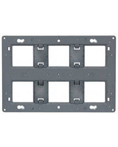 Суппорт Mosaic на 2x6, 2x8 или 2x3x2 модулей LEGRAND 080266 в Серпухове Аксессуары для кабель-канала Pintop.ru