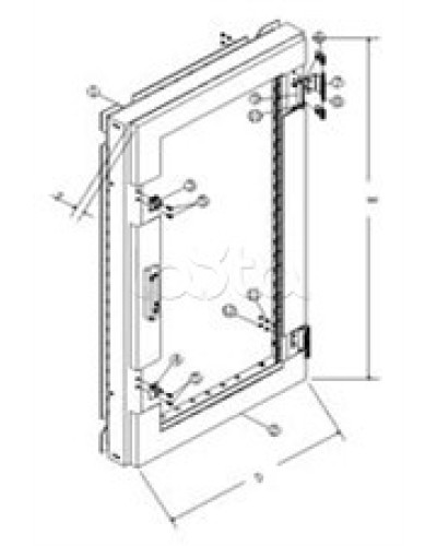 Дверь передняя плексигласовая TOA PGD-22 в Серпухове Системы оповещения и трансляции TOA Pintop.ru